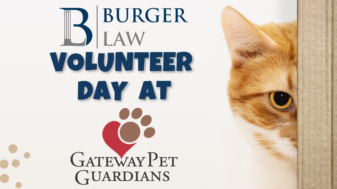 Gateway Pet Guardians Volunteer Day | Personal Injury Trial Attorneys St. Louis | Missouri and Illinois Auto Accident Law Firm