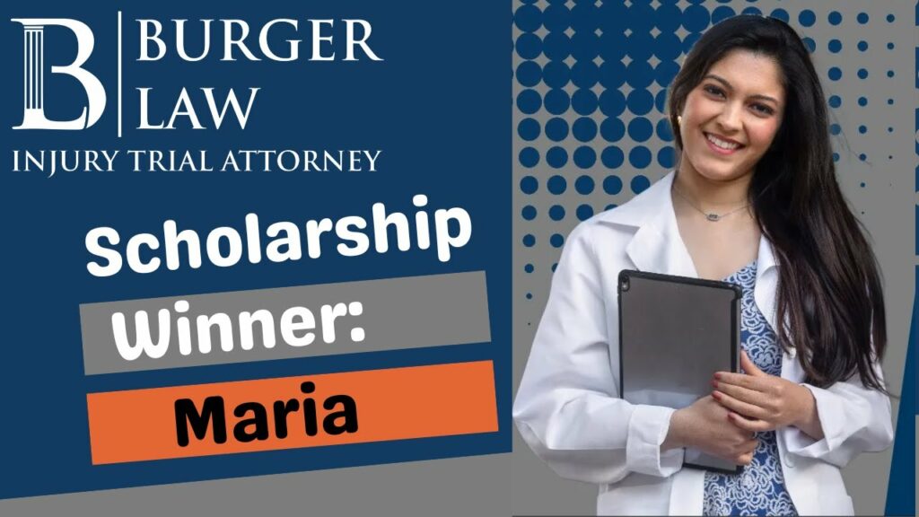 2023 Scholarship Winner - Congratulations Maria Rojas! | St. Louis Personal  Injury Lawyers | Burger Law